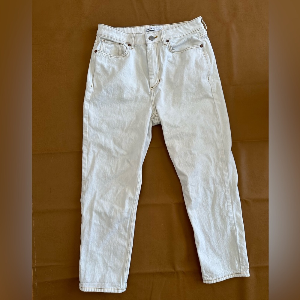 Elizabeth and James hi-rise straight jeans